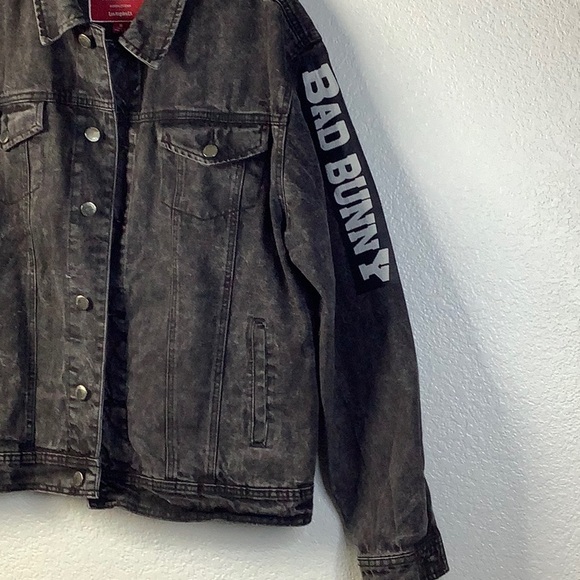 NWOT Black Denim Jacket Button Closure Size XLarge Red Label by Patrol Jeans - Picture 5 of 12